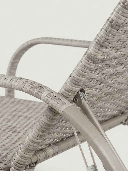 Wicker Sun Lounger
